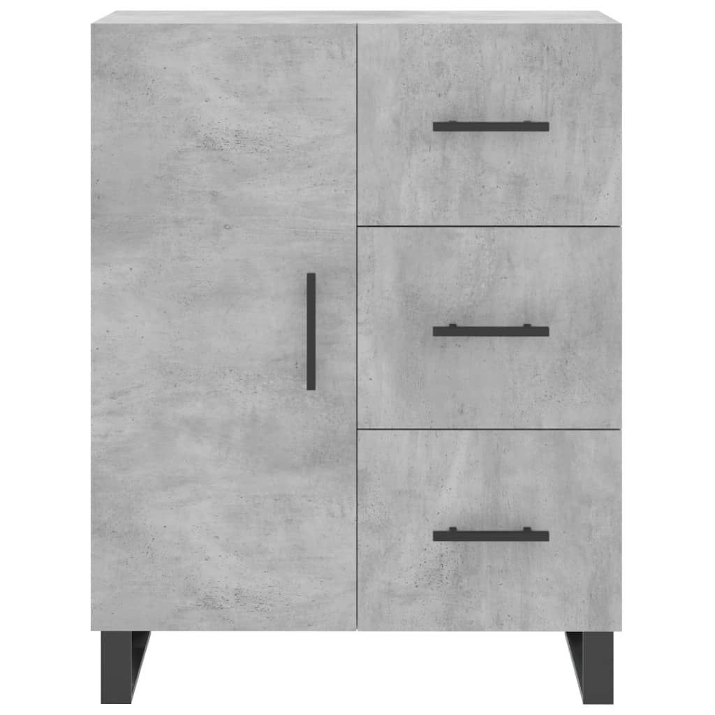 Credenza Grigio Cemento 69,5x34x180 cm in Legno Multistrato 3195927