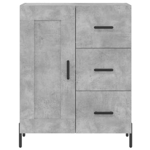 Credenza Grigio Cemento 69,5x34x180 cm in Legno Multistrato 3196023