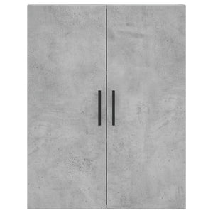 Credenza Grigio Cemento 69,5x34x180 cm in Legno Multistrato 3196039