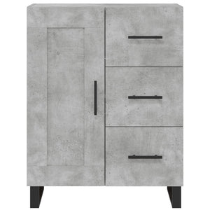 Credenza Grigio Cemento 69,5x34x180 cm in Legno Multistrato 3196039