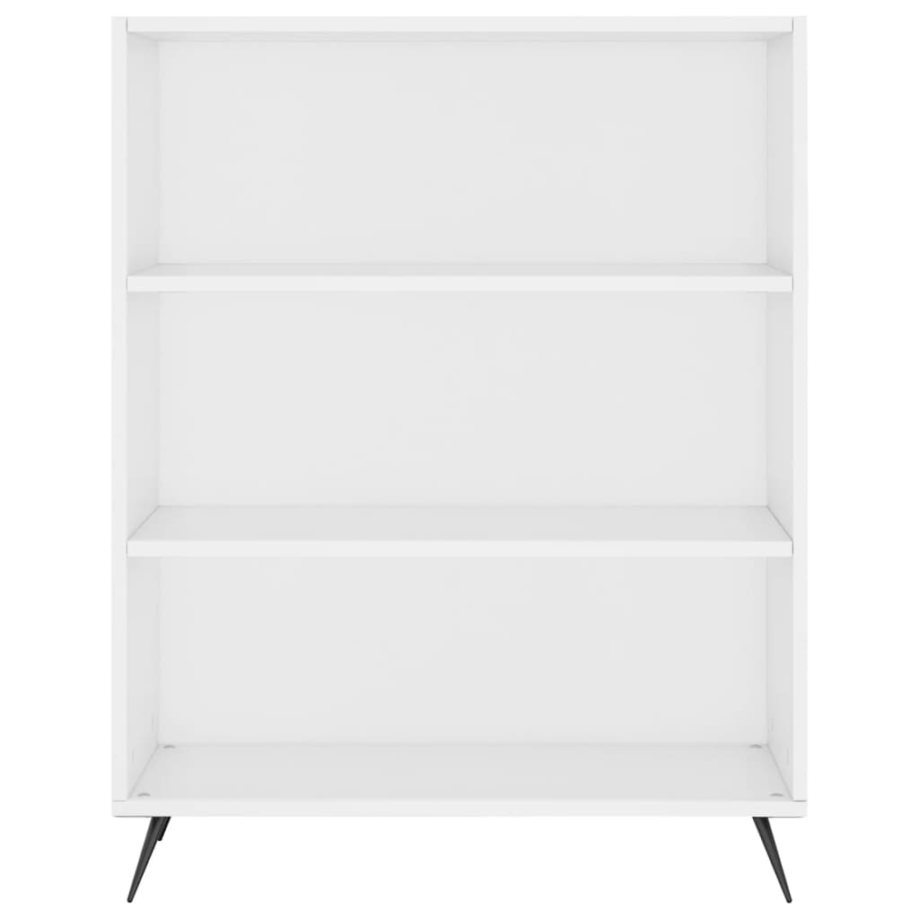 Credenza Bianco Lucido 69,5x34x180 cm in Legno Multistrato 3196045