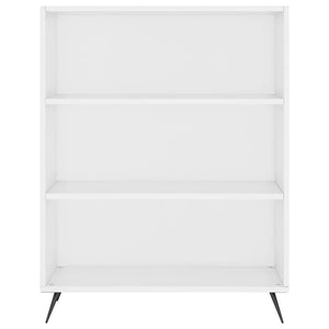 Credenza Bianco Lucido 69,5x34x180 cm in Legno Multistrato 3196045