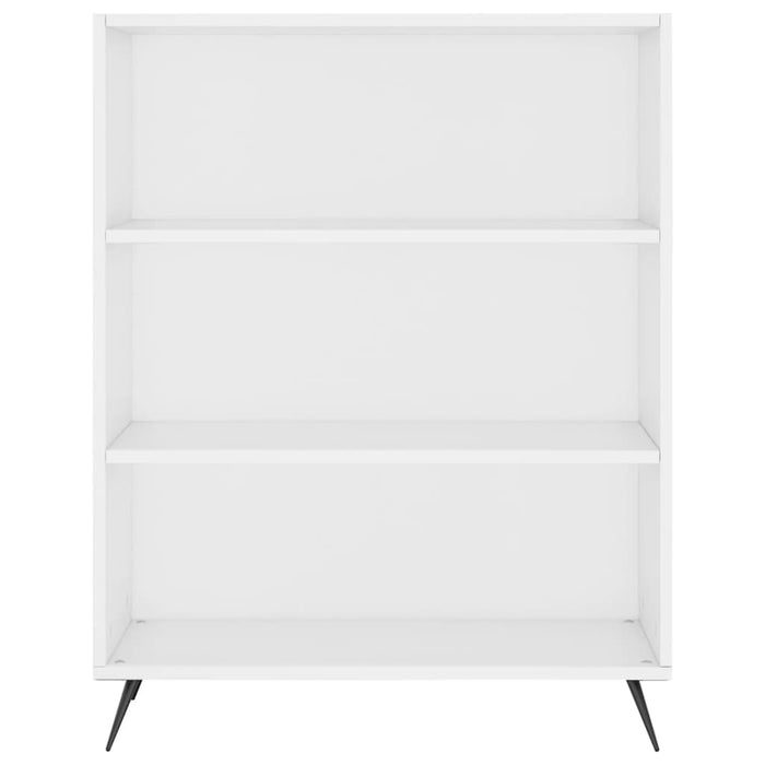 Credenza Bianco Lucido 69,5x34x180 cm in Legno Multistrato 3196045