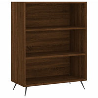 Credenza Rovere Marrone 69,5x34x180 cm in Legno Multistrato 3196050