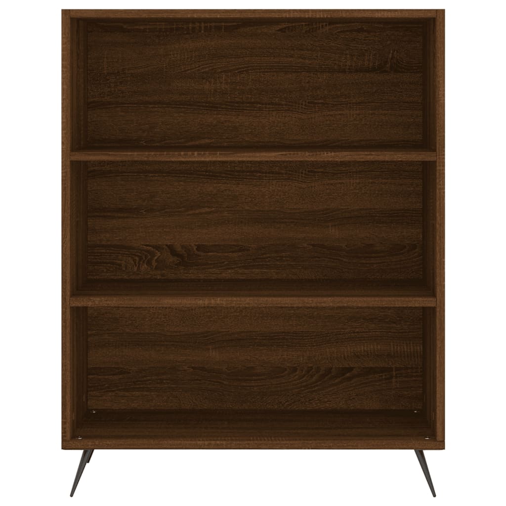 Credenza Rovere Marrone 69,5x34x180 cm in Legno Multistrato 3196050