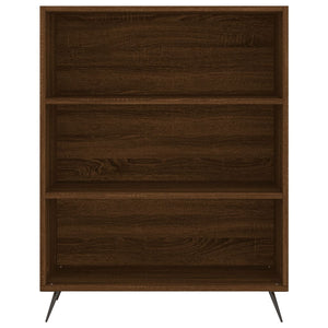 Credenza Rovere Marrone 69,5x34x180 cm in Legno Multistrato 3196050