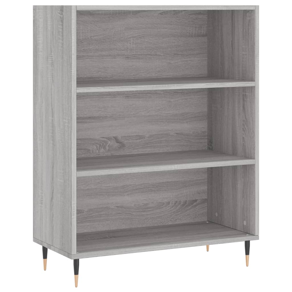 Credenza Grigio Sonoma 69,5x34x180 cm in Legno Multistrato 3196057