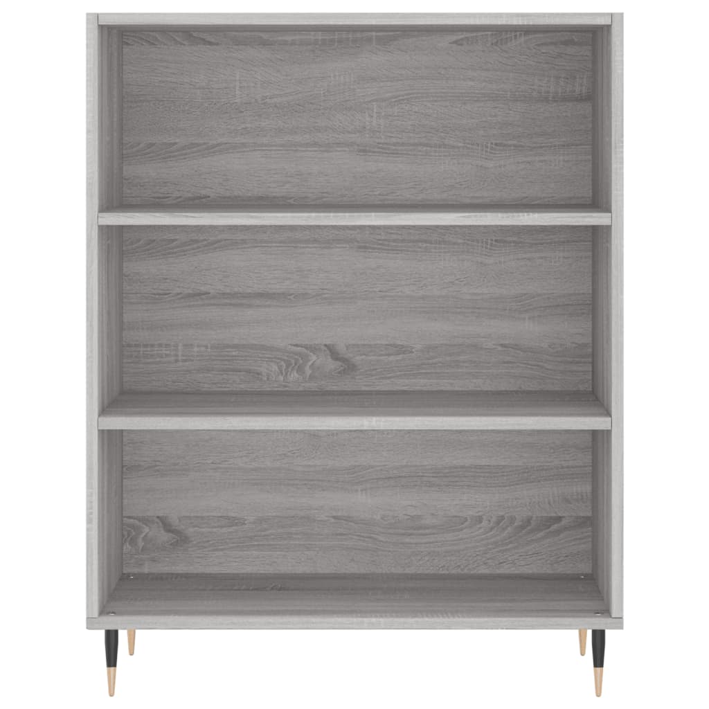 Credenza Grigio Sonoma 69,5x34x180 cm in Legno Multistrato 3196057