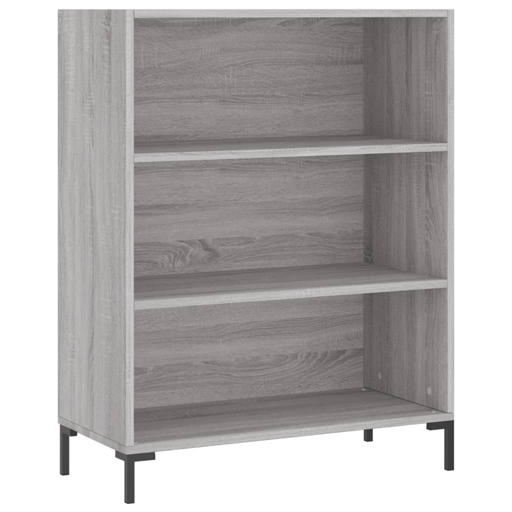 Credenza Grigio Sonoma 69,5x34x180 cm in Legno Multistrato 3196073