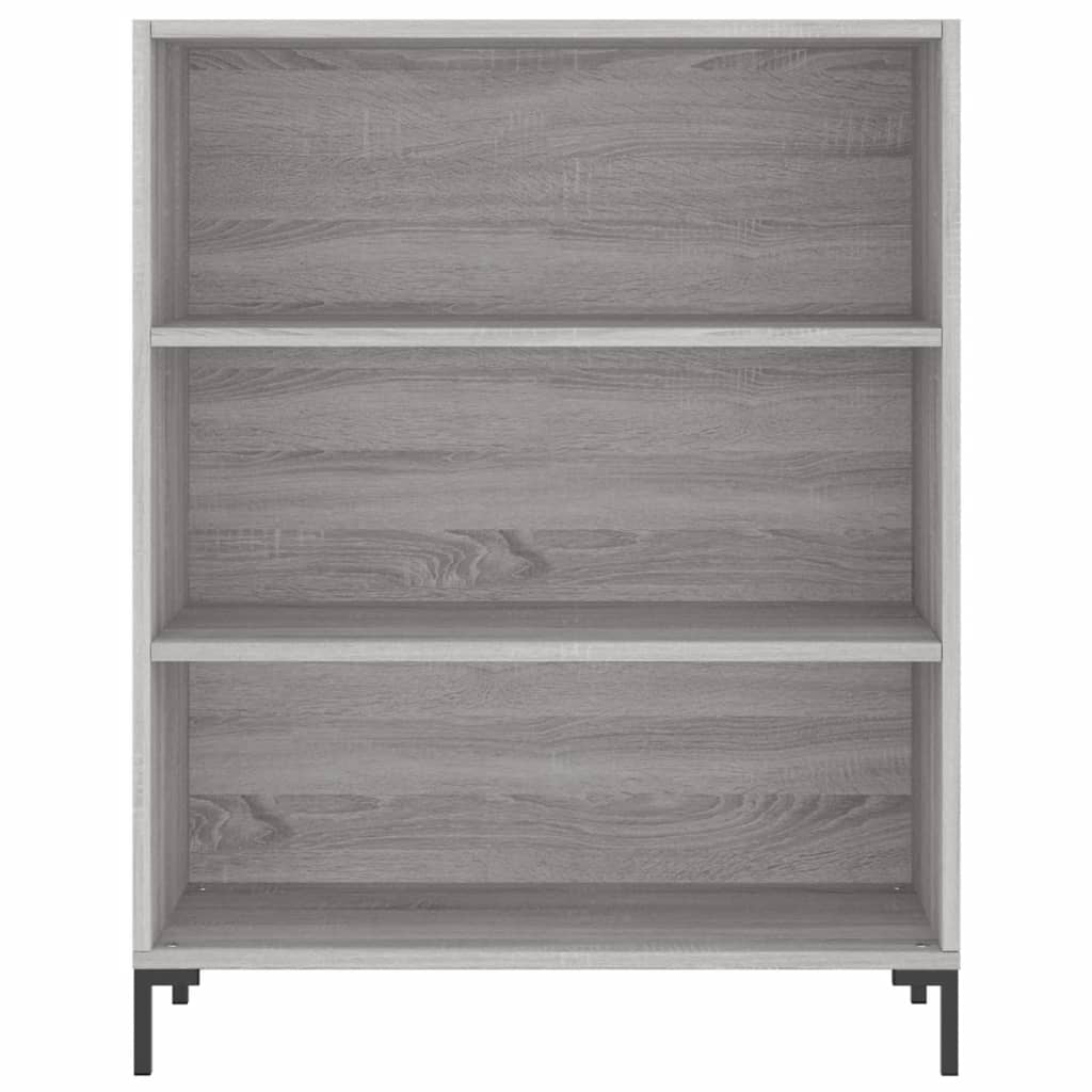 Credenza Grigio Sonoma 69,5x34x180 cm in Legno Multistrato 3196073