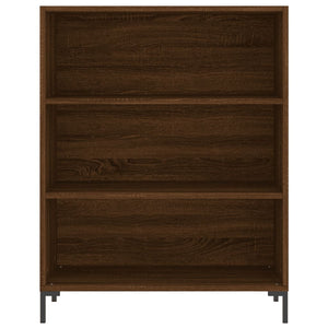 Credenza Rovere Marrone 69,5x34x180 cm in Legno Multistrato 3196074