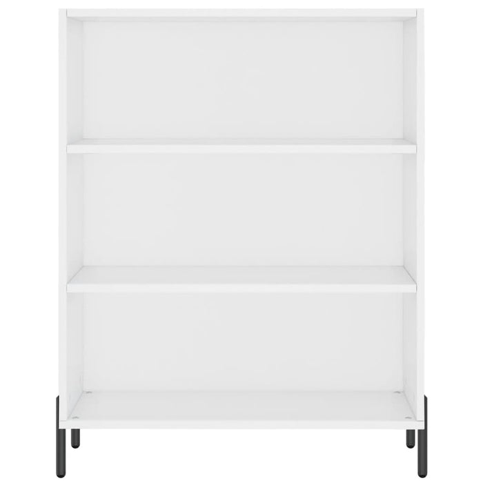 Credenza Bianco Lucido 69,5x34x180 cm in Legno Multistrato 3196077