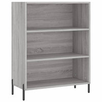 Credenza Grigio Sonoma 69,5x34x180 cm in Legno Multistrato 3196081