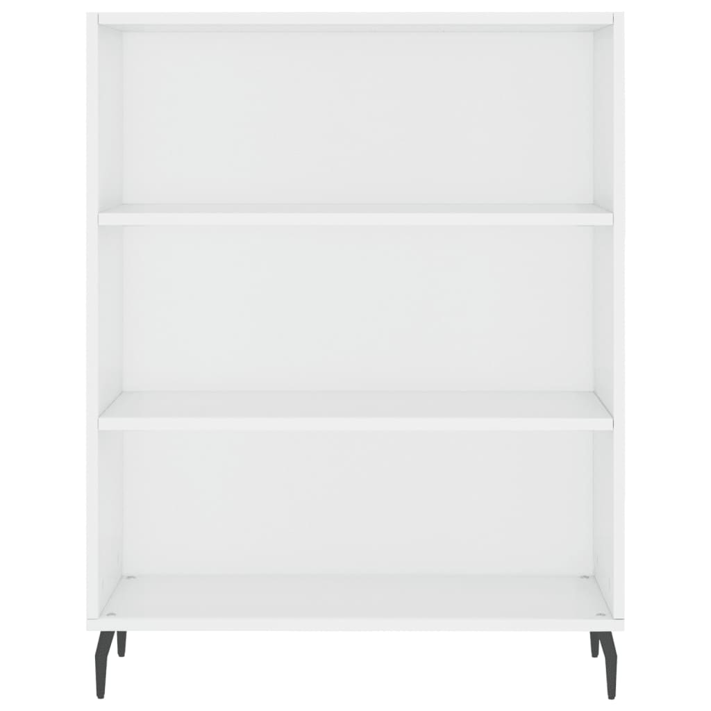 Credenza Bianco Lucido 69,5x34x180 cm in Legno Multistrato 3196085