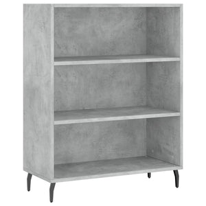 Credenza Grigio Cemento 69,5x34x180 cm in Legno Multistrato 3196087