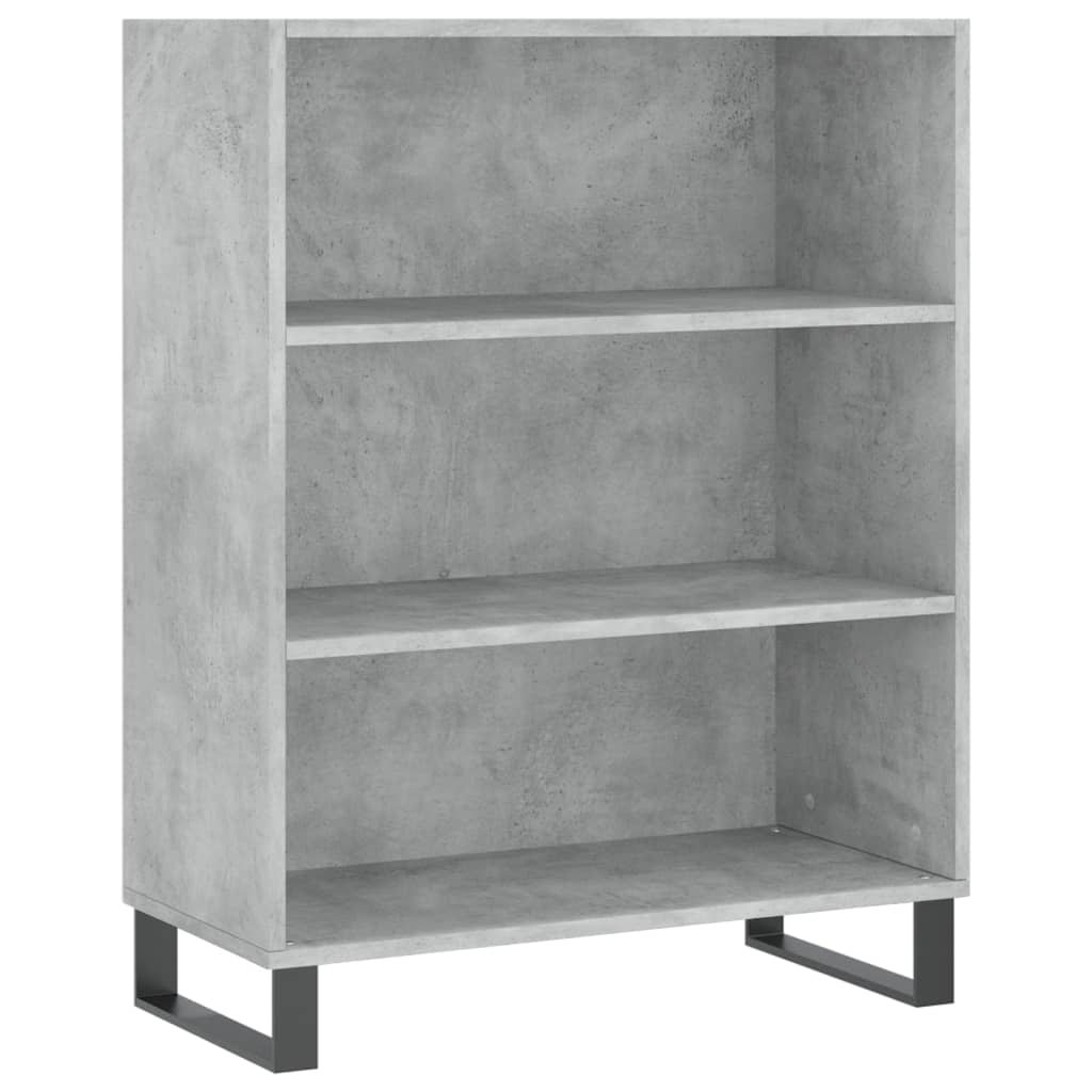 Credenza Grigio Cemento 69,5x34x180 cm in Legno Multistrato 3196095