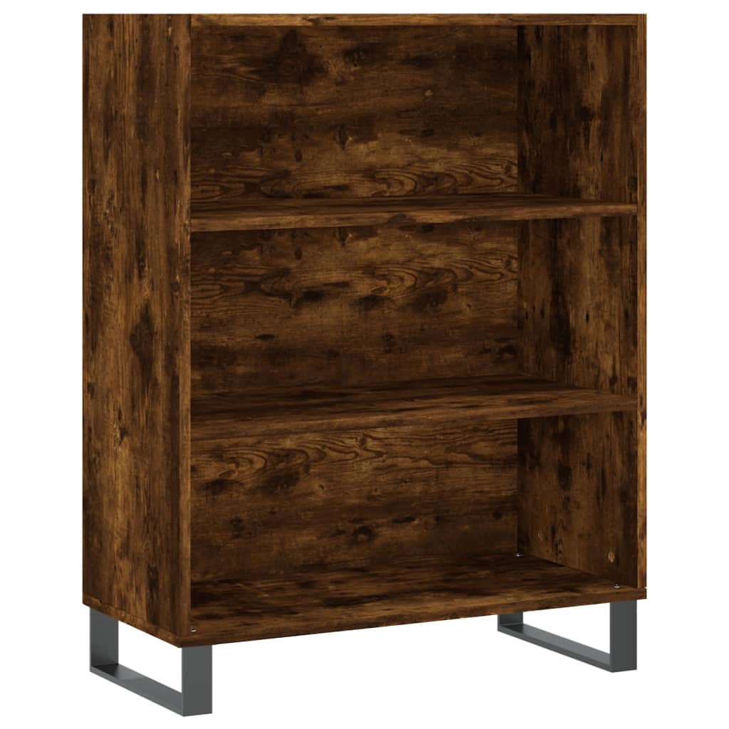 Credenza Rovere Fumo  69,5x34x180 cm in Legno Multistrato 3196096