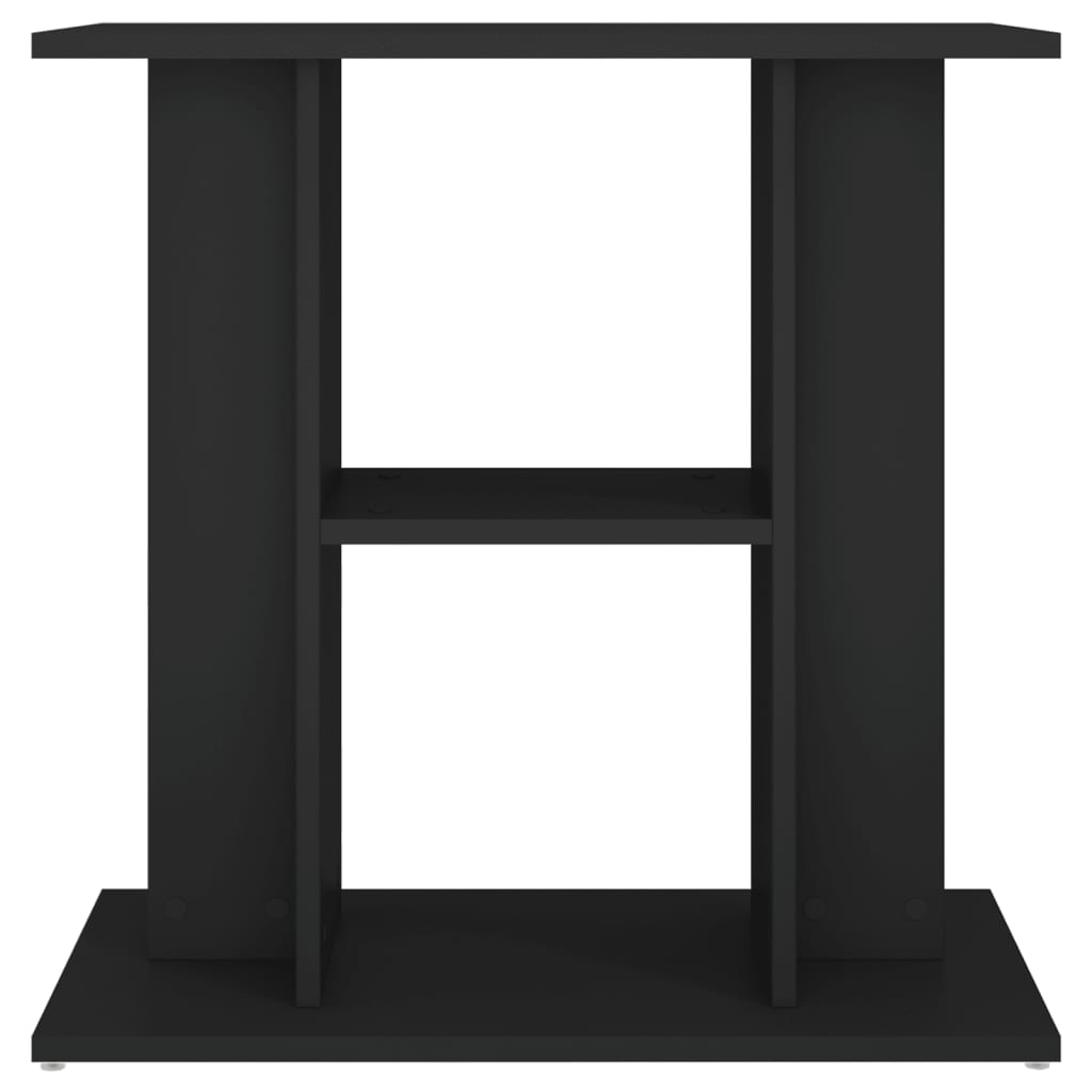 Supporto per Acquario 60x30x60 cm in Legno Multistrato Nero 833568