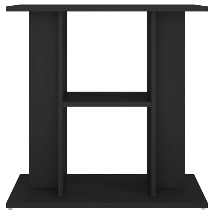 Supporto per Acquario 60x30x60 cm in Legno Multistrato Nero 833568