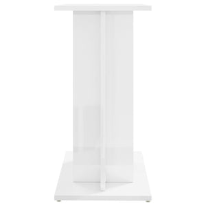 Supporto Acquario 60x30x60cm in Legno Multistrato Bianco Lucido 833569