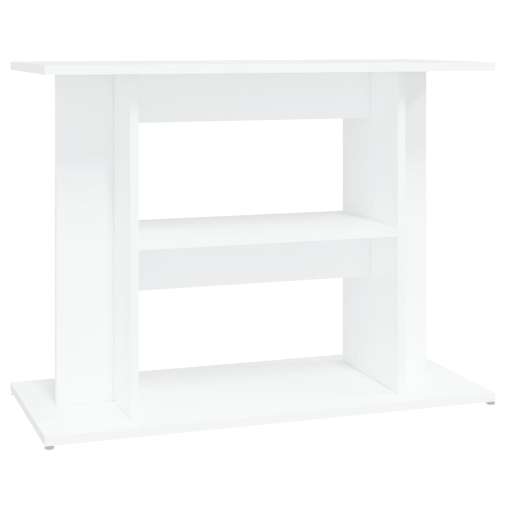 Supporto per Acquario 80x35x60 cm in Legno Multistrato Bianco 833575