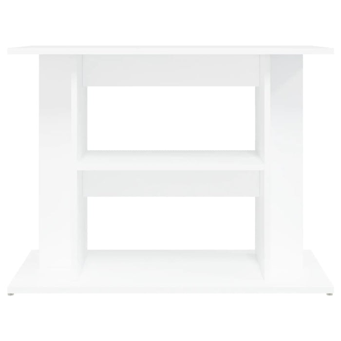 Supporto per Acquario 80x35x60 cm in Legno Multistrato Bianco 833575