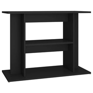 Supporto per Acquario 80x35x60 cm in Legno Multistrato Nero 833576