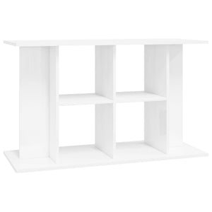 Supporto Acquario 100x40x60cm Legno Multistrato Bianco Lucidocod mxl 126452