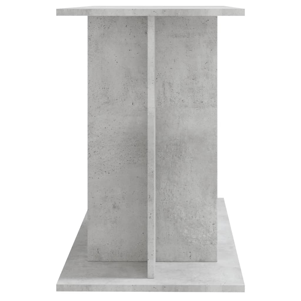 Supporto Acquario 100x40x60 cm Legno Multistrato Grigio Cemento 833587