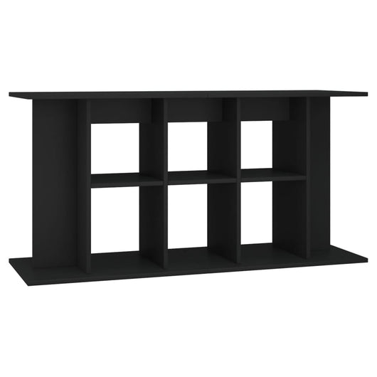 Supporto per Acquario 120x40x60 cm in Legno Multistrato Nero 833592