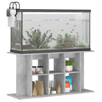 Supporto Acquario 120x40x60 cm Legno Multistrato Grigio Cementocod mxl 78524