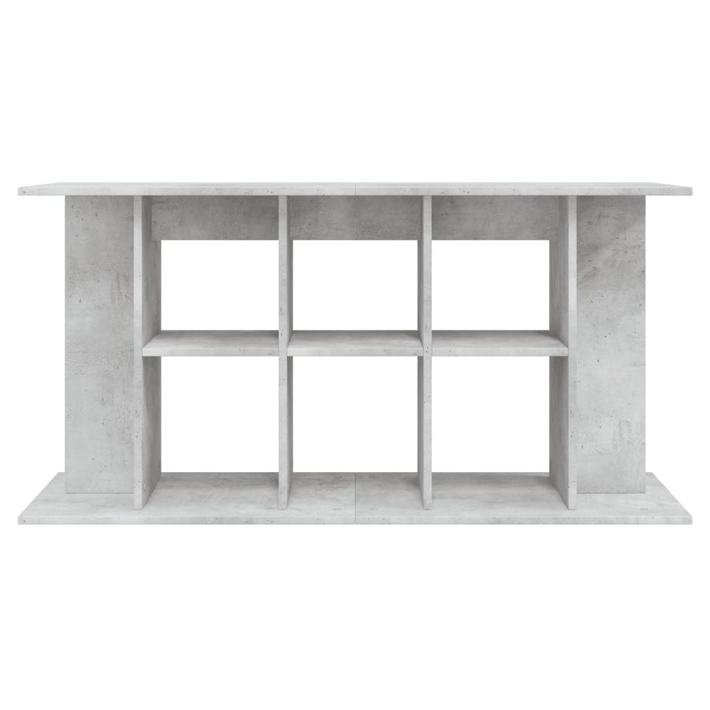 Supporto Acquario 120x40x60 cm Legno Multistrato Grigio Cemento 833595