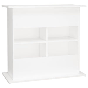 Supporto per Acquario Bianco 81x36x73 cm in Legno Multistrato 833599