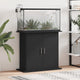 Supporto per Acquario 81x36x73 cm in Legno Multistrato Nero 833600