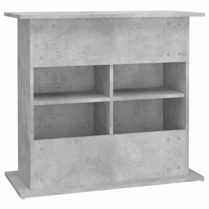 Supporto Acquario 81x36x73 cm Legno Multistrato Grigio Cemento 833603