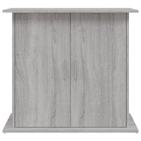 Supporto Acquario 81x36x73cm in Legno Multistrato Grigio Sonoma 833605