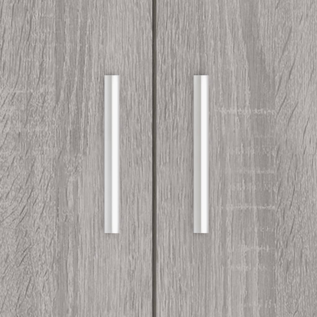 Supporto Acquario 81x36x73cm in Legno Multistrato Grigio Sonoma 833605