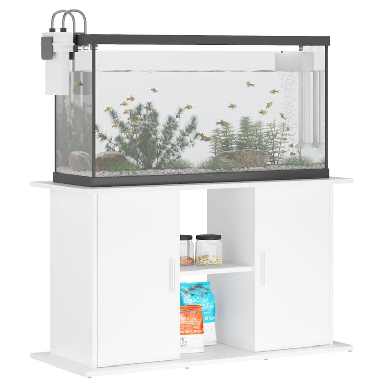 Supporto per Acquario 101x41x58 cm in Legno Multistrato Bianco 833607