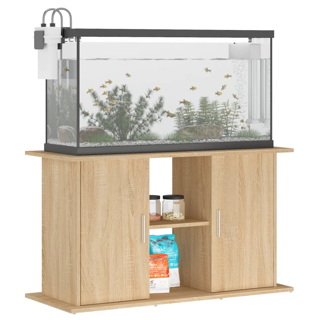 Supporto Acquario 101x41x58 cm Legno Multistrato Rovere Sonomacod mxl 104719