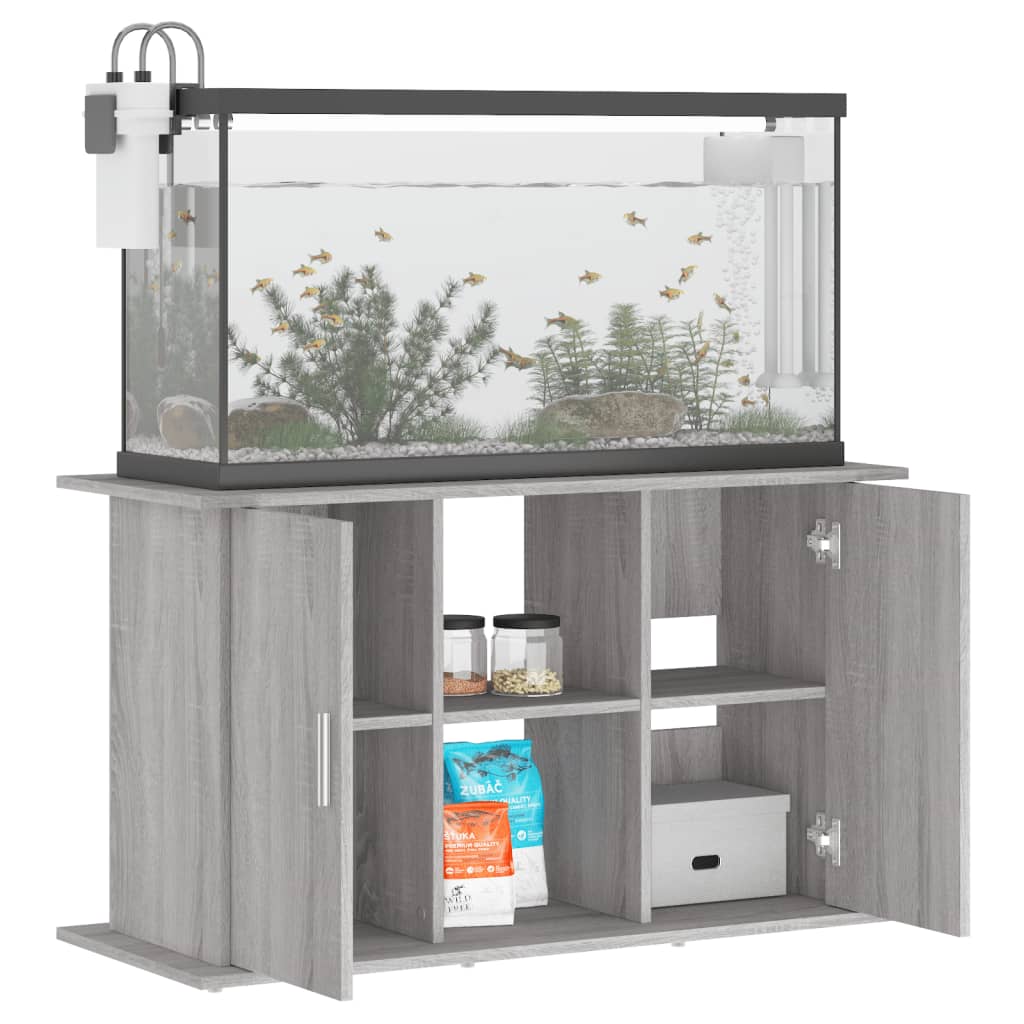 Supporto Acquario 101x41x58 cm Legno Multistrato Grigio Sonoma 833613