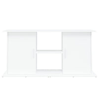 Supporto per Acquario 121x41x58 cm in Legno Multistrato Bianco 833615