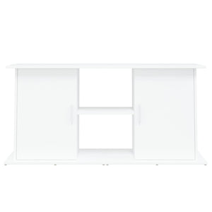 Supporto per Acquario 121x41x58 cm in Legno Multistrato Bianco 833615