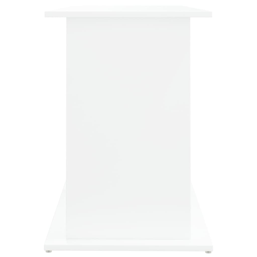 Supporto per Acquario 121x41x58 cm in Legno Multistrato Bianco 833615