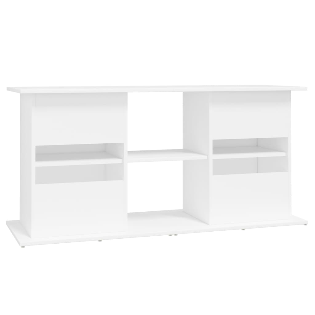 Supporto per Acquario 121x41x58 cm in Legno Multistrato Bianco 833615