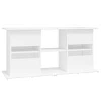 Supporto per Acquario 121x41x58 cm in Legno Multistrato Bianco 833615