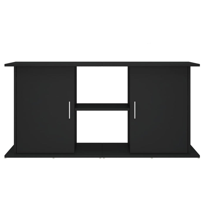 Supporto per Acquario 121x41x58 cm in Legno Multistrato Nero 833616