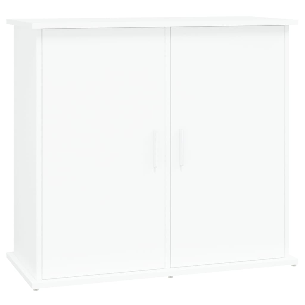 Supporto per Acquario Bianco 81x36x73 cm in Legno Multistrato 833623