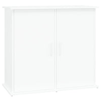 Supporto per Acquario Bianco 81x36x73 cm in Legno Multistrato 833623