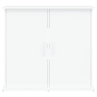 Supporto per Acquario Bianco 81x36x73 cm in Legno Multistrato 833623