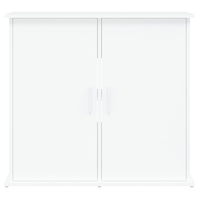 Supporto per Acquario Bianco 81x36x73 cm in Legno Multistrato 833623